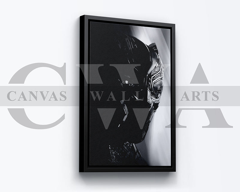 Black Panther Canvas Wall Art Abstract Movie Poster