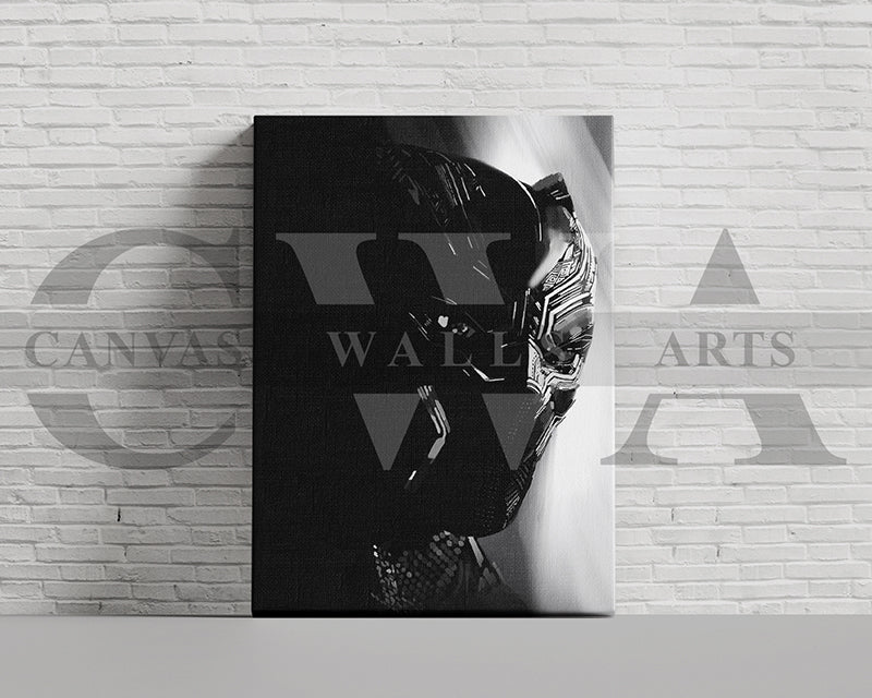 Black Panther Canvas Wall Art Abstract Movie Poster