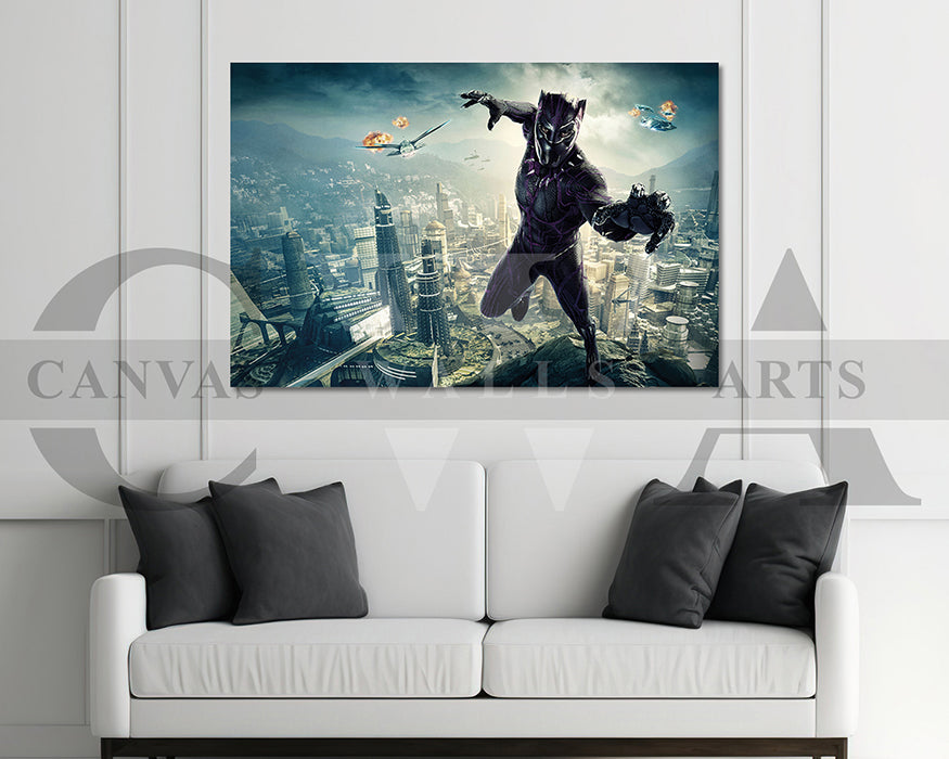 Black Panther Poster Wall Art