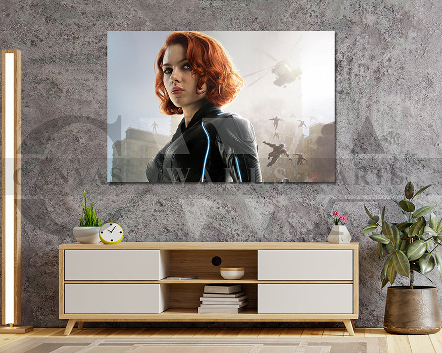 Black Widow Canvas Wall Art