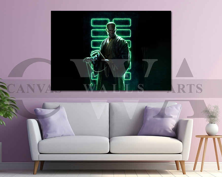 Blind Master & Snake Eyes Canvas Wall Art