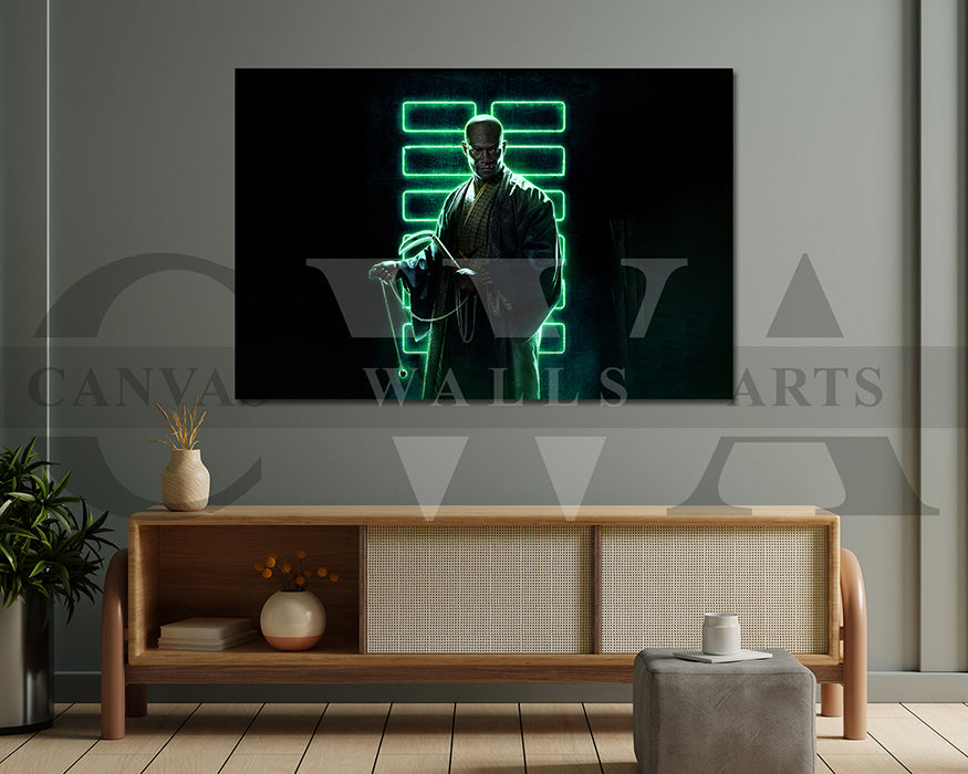 Blind Master & Snake Eyes Canvas Wall Art