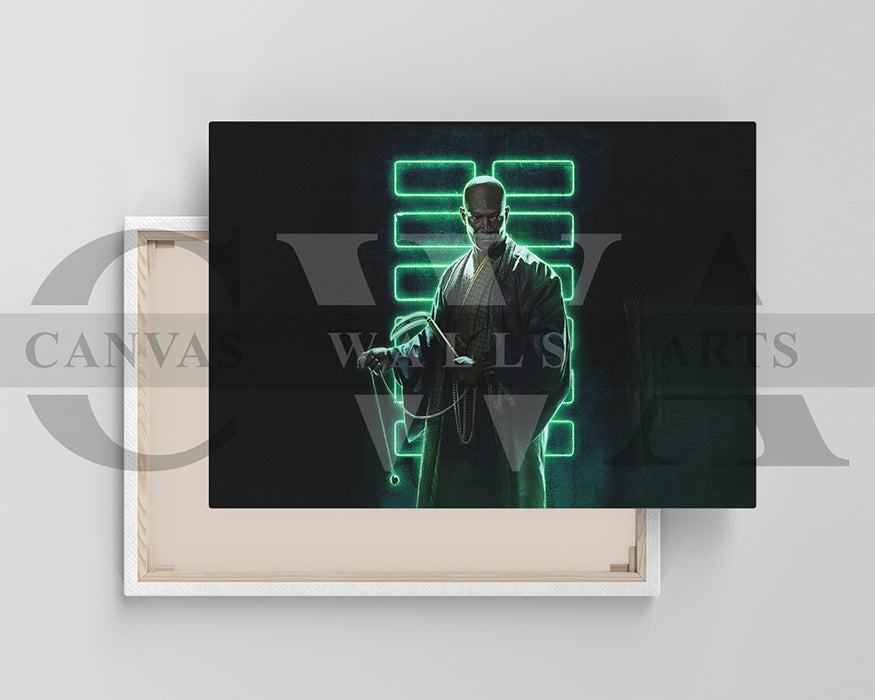 Blind Master & Snake Eyes Canvas Wall Art
