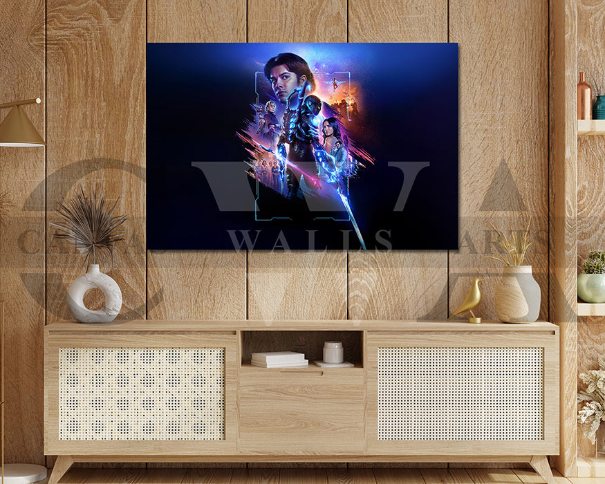 Blue Beetle Canvas Print