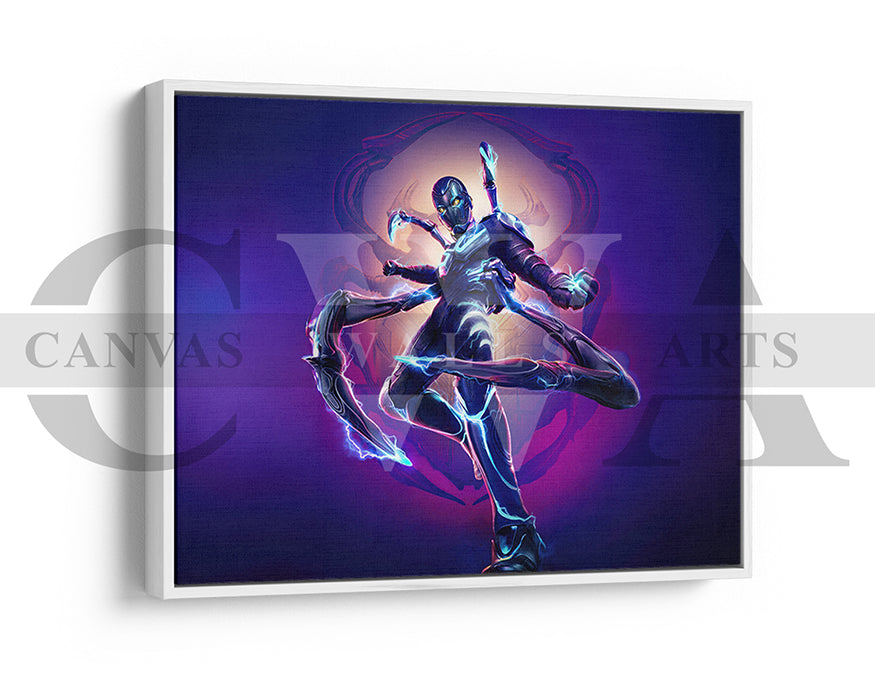 Blue Beetle Decor Wall Art