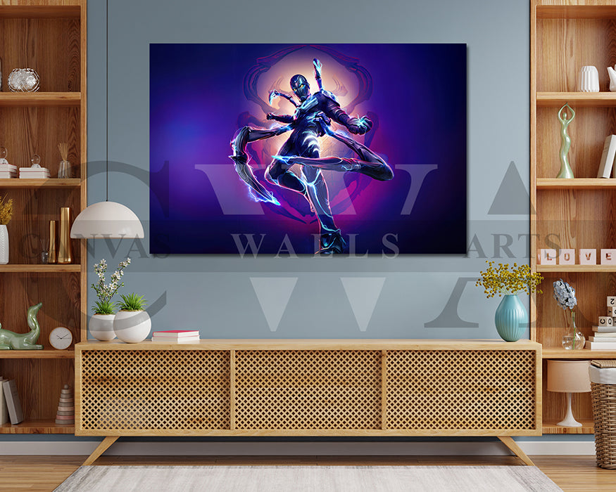 Blue Beetle Decor Wall Art
