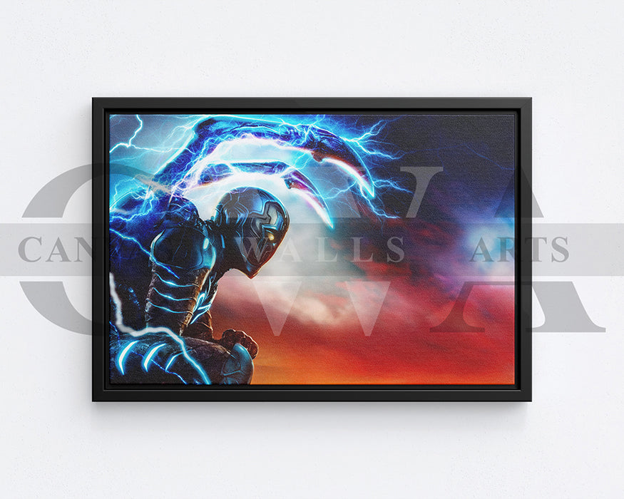 Blue Beetle Jaime Reyes Canvas Wall Art