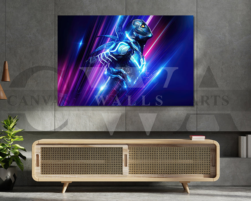 Blue Beetle Wall Art