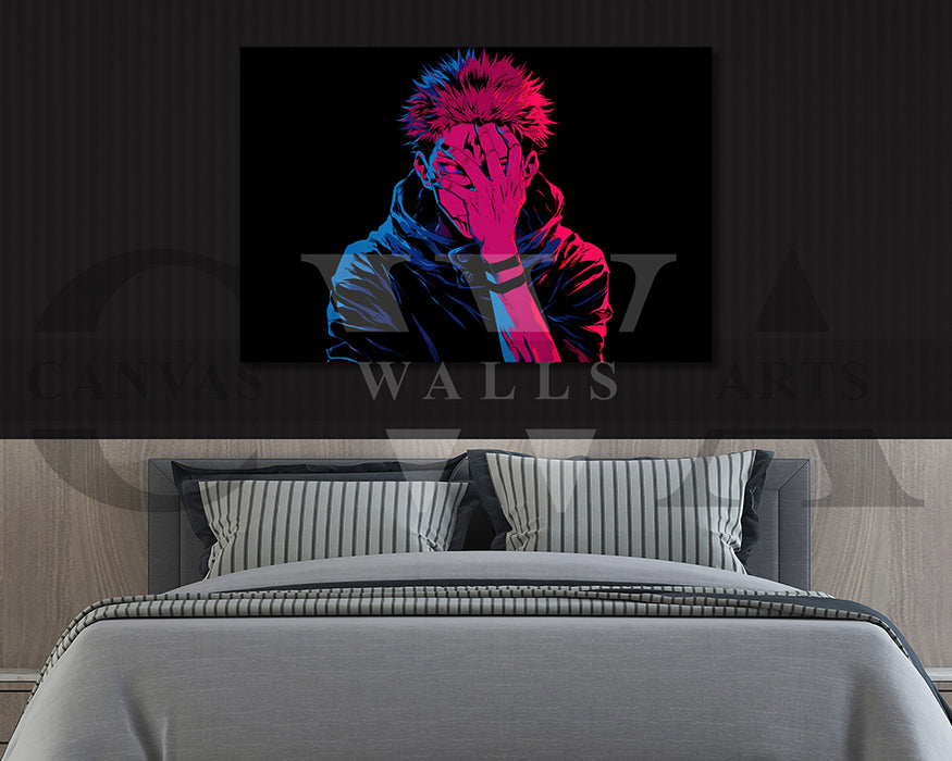 Bold Jujutsu Kaisen Canvas Wall Art