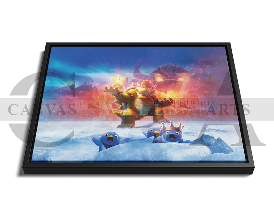 Bowser The Super Mario Bros Canvas Wall Art