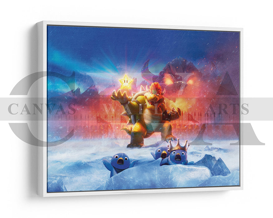 Bowser The Super Mario Bros Canvas Wall Art