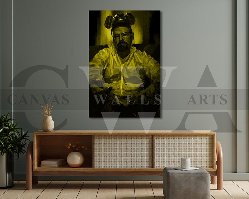 Breaking Bad Canvas Wall Art Abstract Movie Poster