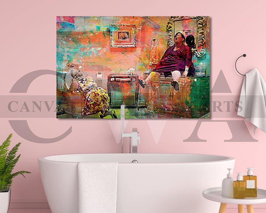 Bridesmaids Canvas Wall Art Food Poisoning Movie Poster Print