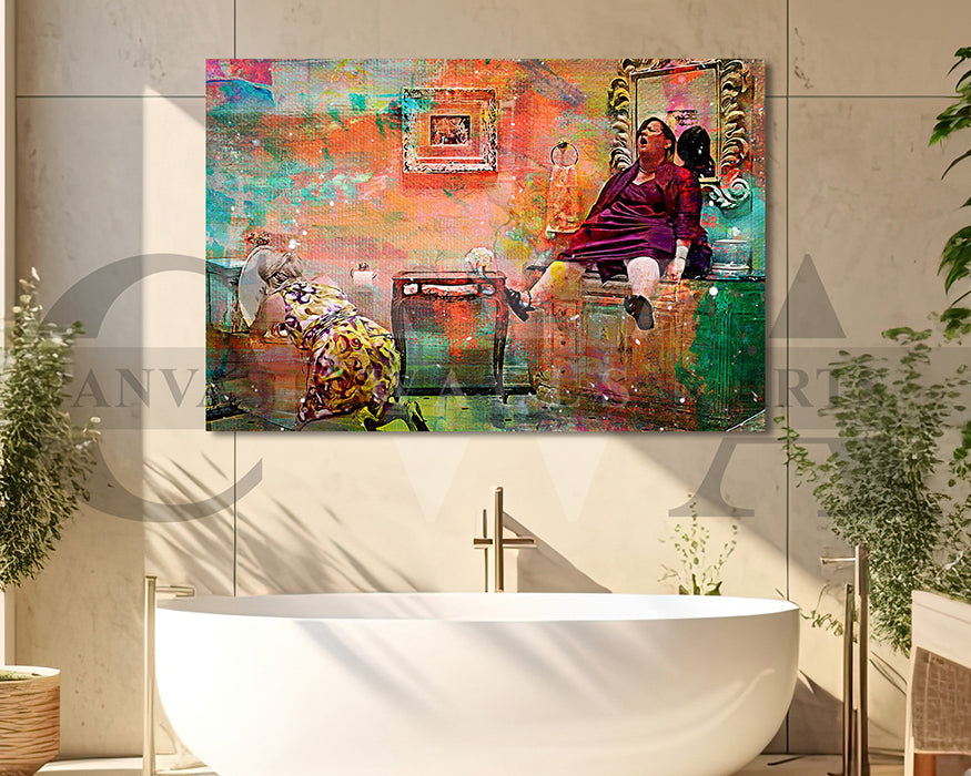 Bridesmaids Canvas Wall Art Food Poisoning Movie Poster Print