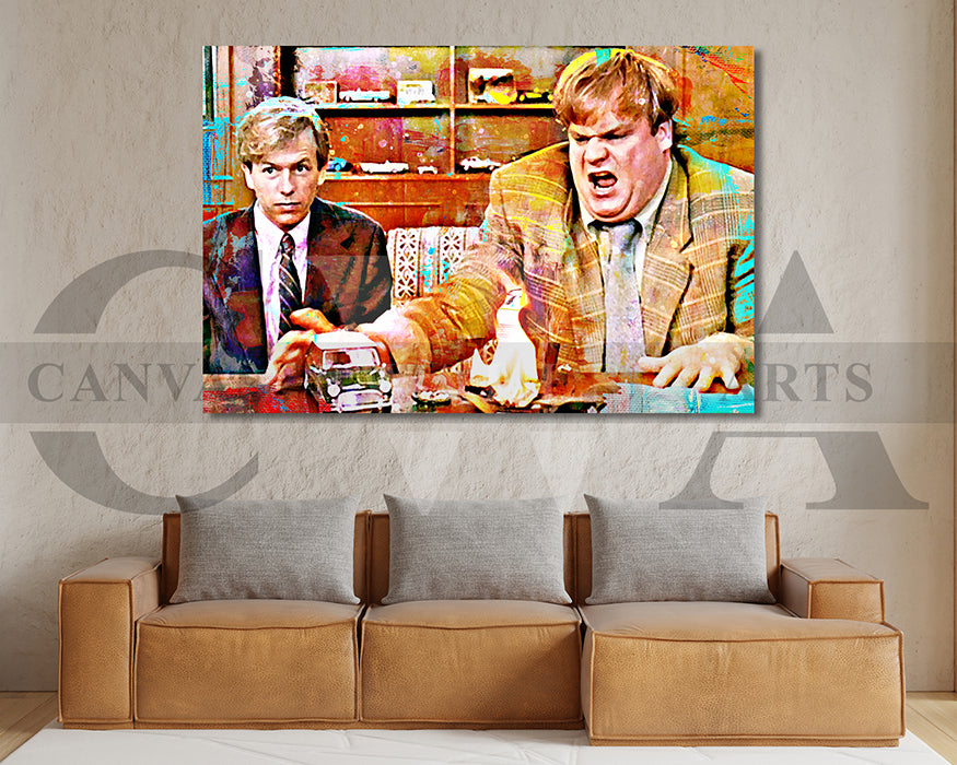 Callahan Sales Pitch Canvas Wall Art Abstract Movie Poster Print