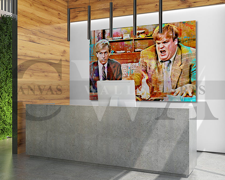 Callahan Sales Pitch Canvas Wall Art Abstract Movie Poster Print