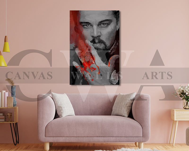 Calvin Candie Canvas Wall Art Abstract Movie Poster