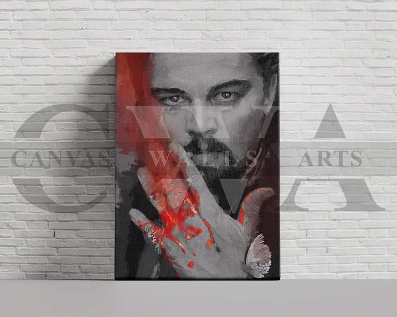 Calvin Candie Canvas Wall Art Abstract Movie Poster