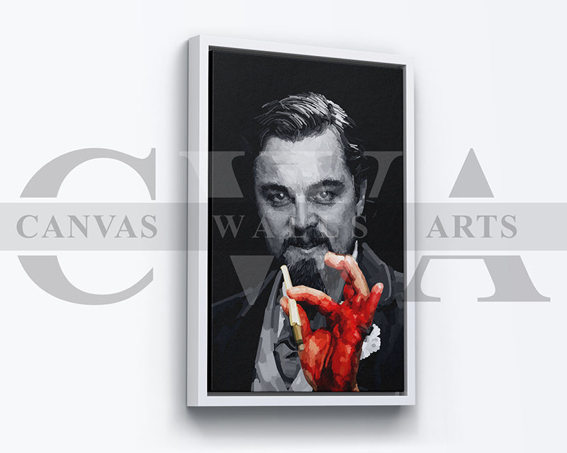 Calvin Candie Canvas Wall Art Abstract Movie Poster