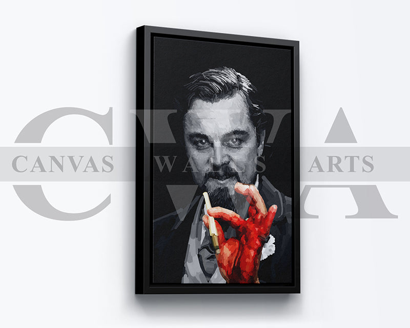 Calvin Candie Canvas Wall Art Abstract Movie Poster