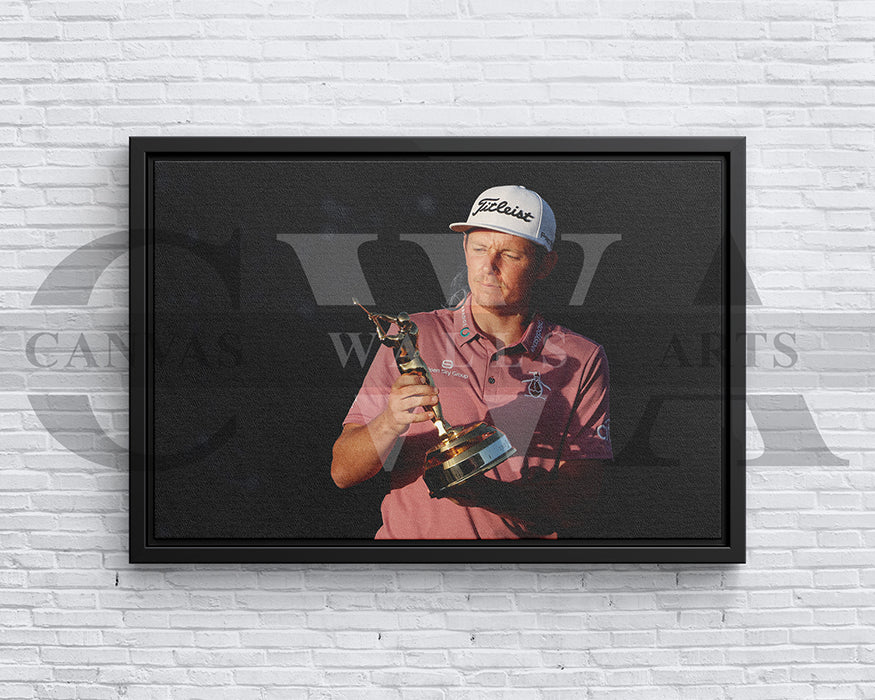 Cameron Smith Black & White Canvas Art Golf Canvas Wall Art