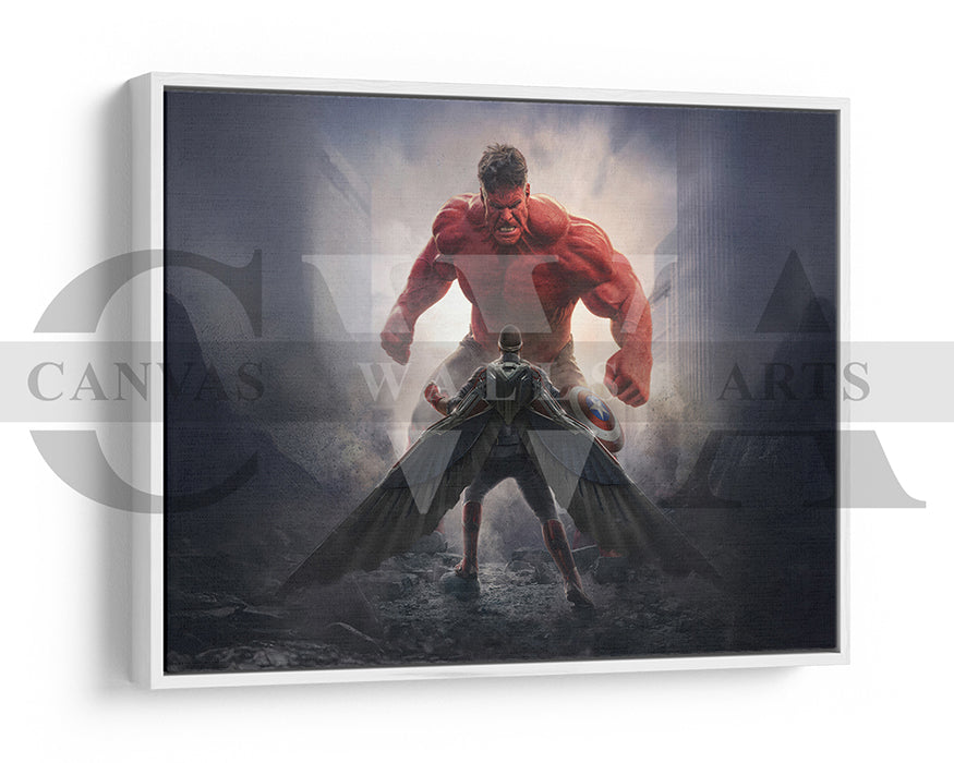 Captain America Brave New World Canvas Wall Art