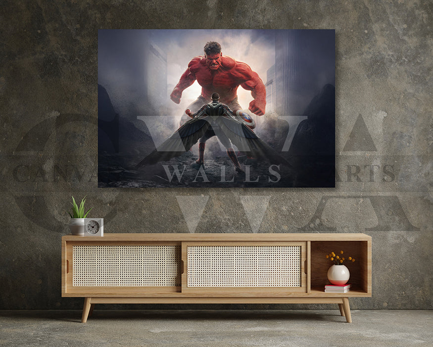 Captain America Brave New World Canvas Wall Art