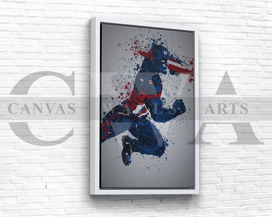 Captain America Canvas Print
