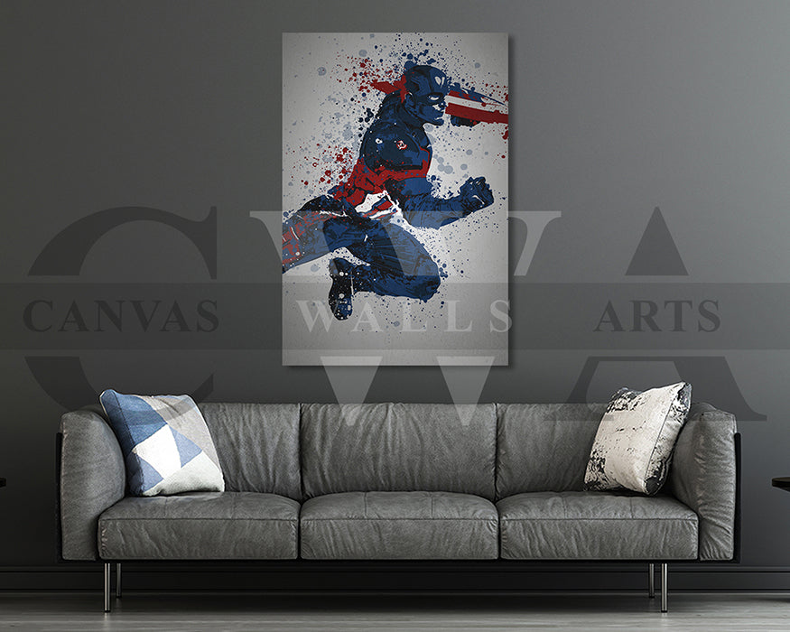 Captain America Canvas Print