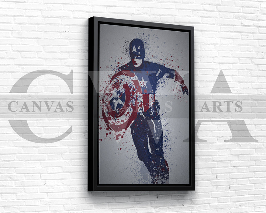 Captain America Canvas Wall Art