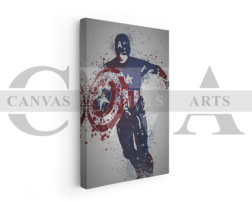 Captain America Canvas Wall Art