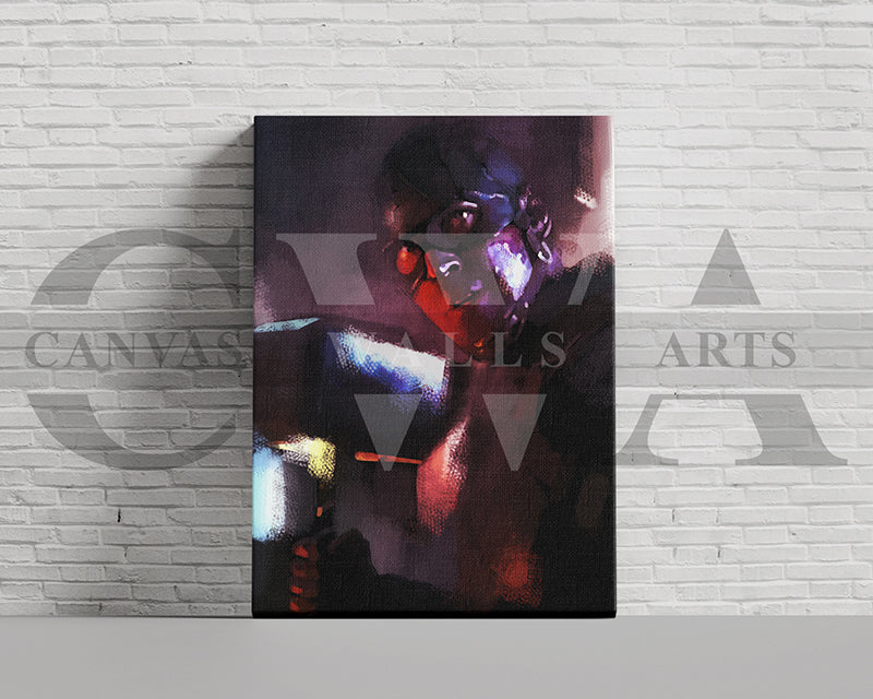 Captain America Canvas Wall Art Abstract Movie Poster