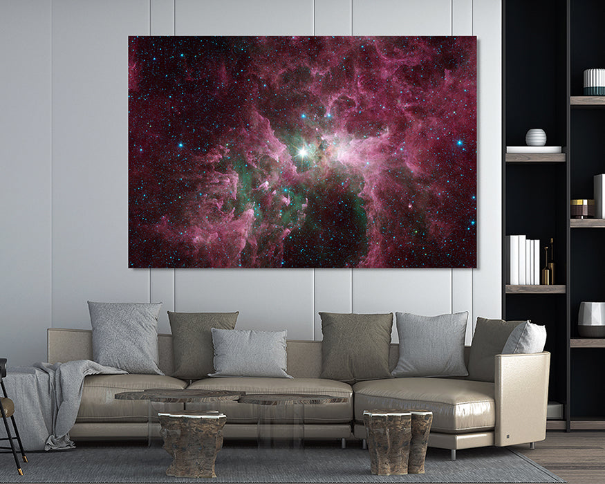 Carina Nebula Galaxy Canvas Art