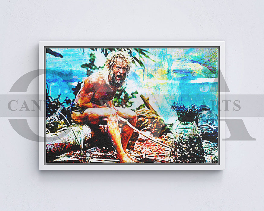 Cast Away Canvas Wall Art Abstract Movie Poster Print