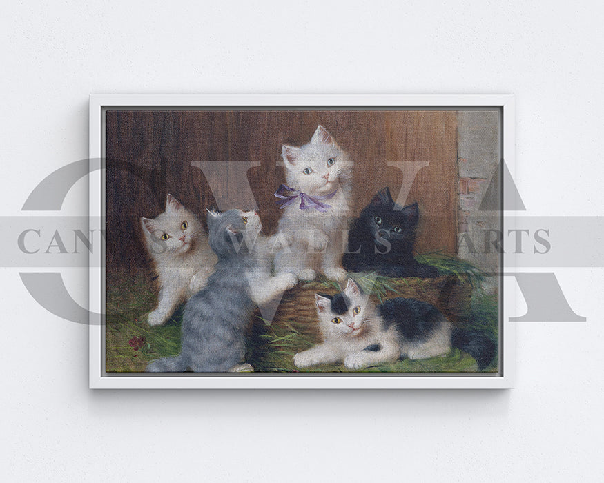 Cats Canvas Wall Art