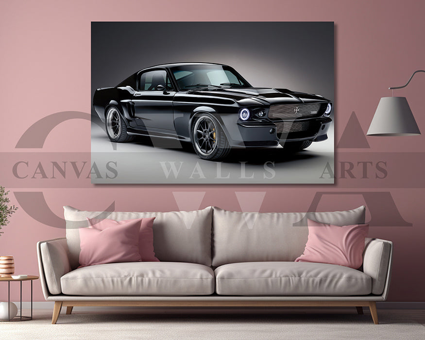 Charge Canvas Wall Art Car Poster Prints