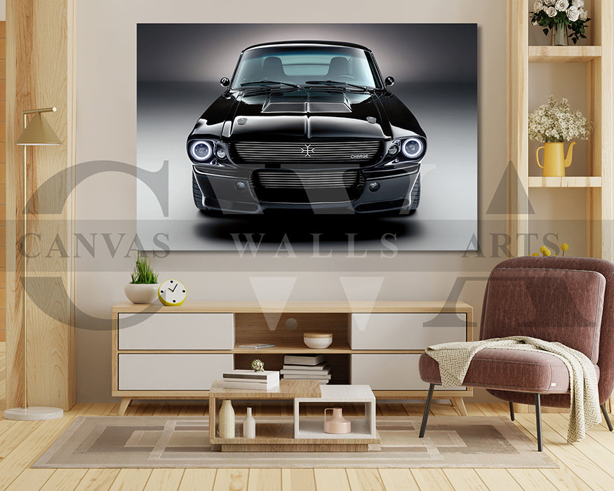 Charge Canvas Wall Art Car Poster Print