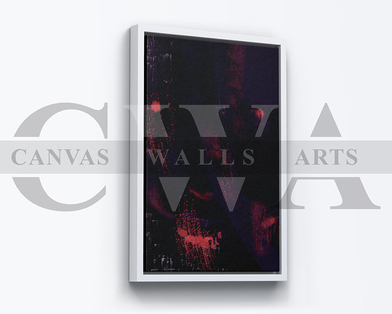 Clown Canvas Wall Art Abstract Movie Poster