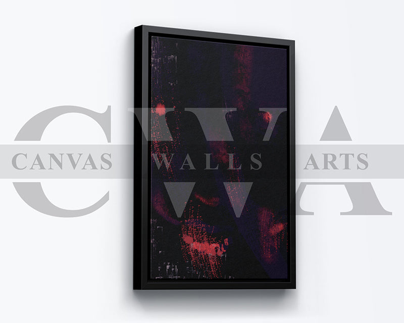 Clown Canvas Wall Art Abstract Movie Poster