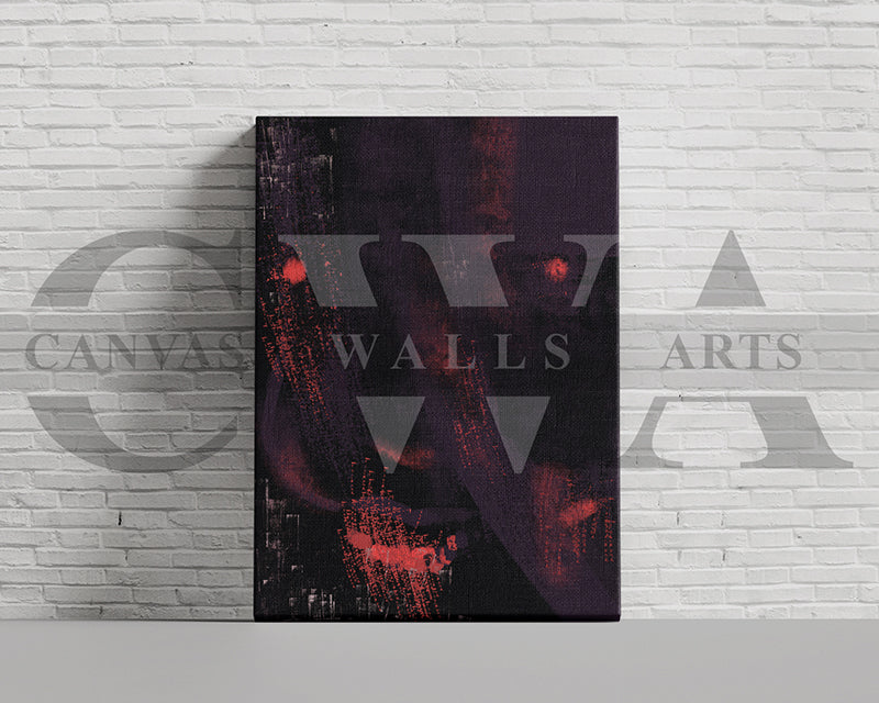 Clown Canvas Wall Art Abstract Movie Poster
