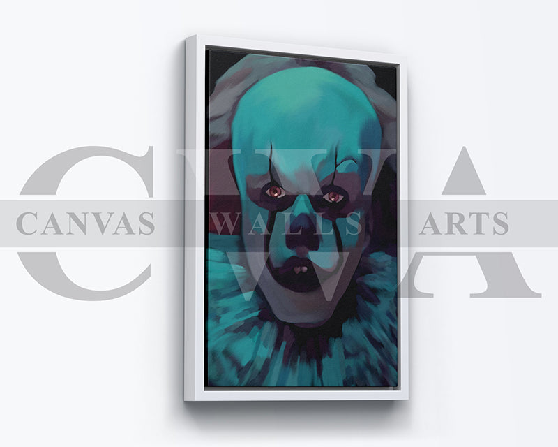 Clown Canvas Wall Art Abstract Movie Poster