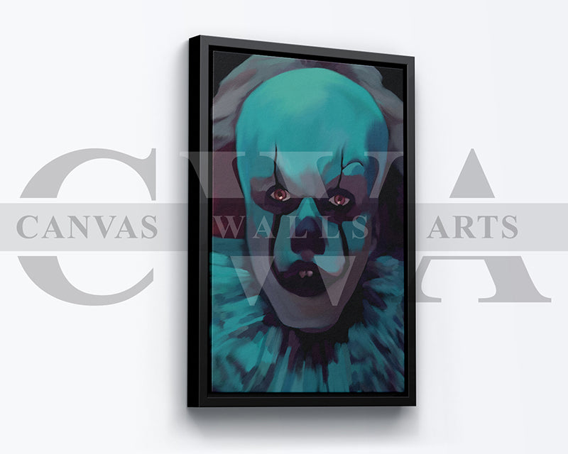 Clown Canvas Wall Art Abstract Movie Poster
