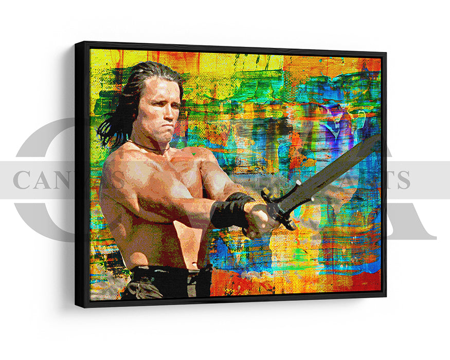 Conan the Barbarian Canvas Wall Art Movie Poster