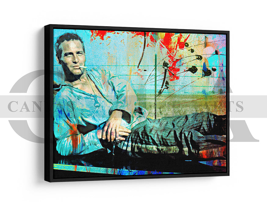 Cool Hand Luke Canvas Wall Art Abstract Movie Poster