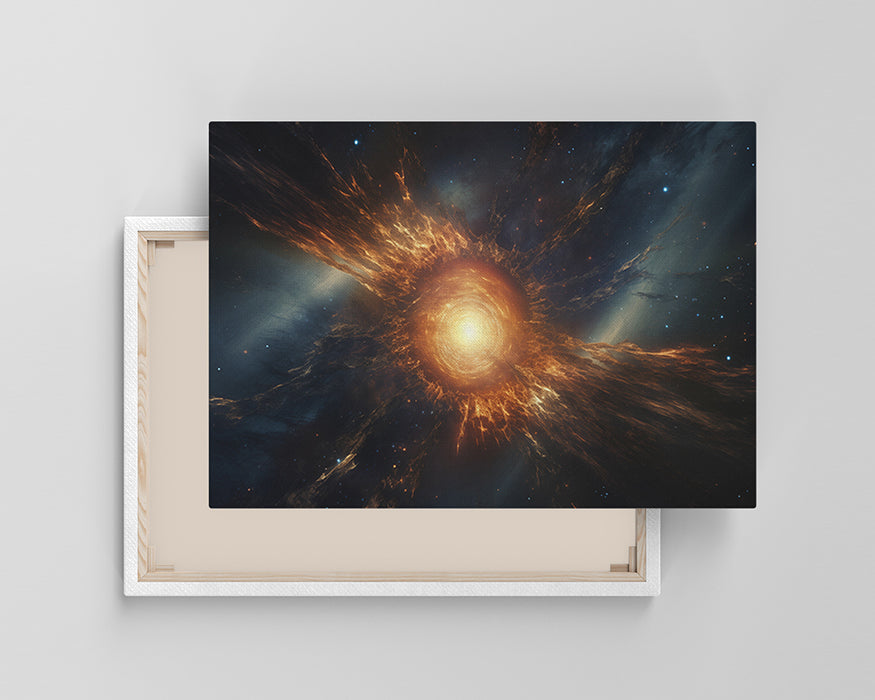 Cosmic Nebula Canvas Wall Art Galaxy Poster Print