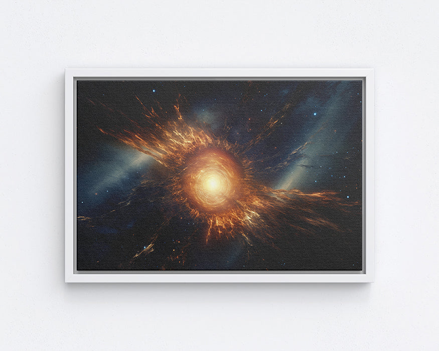 Cosmic Nebula Canvas Wall Art Galaxy Poster Print