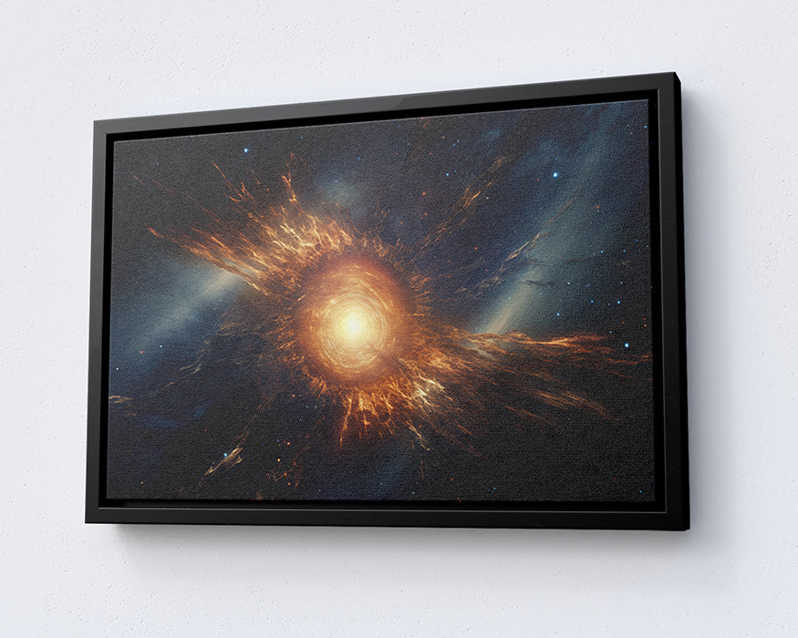 Cosmic Nebula Canvas Wall Art Galaxy Poster Print