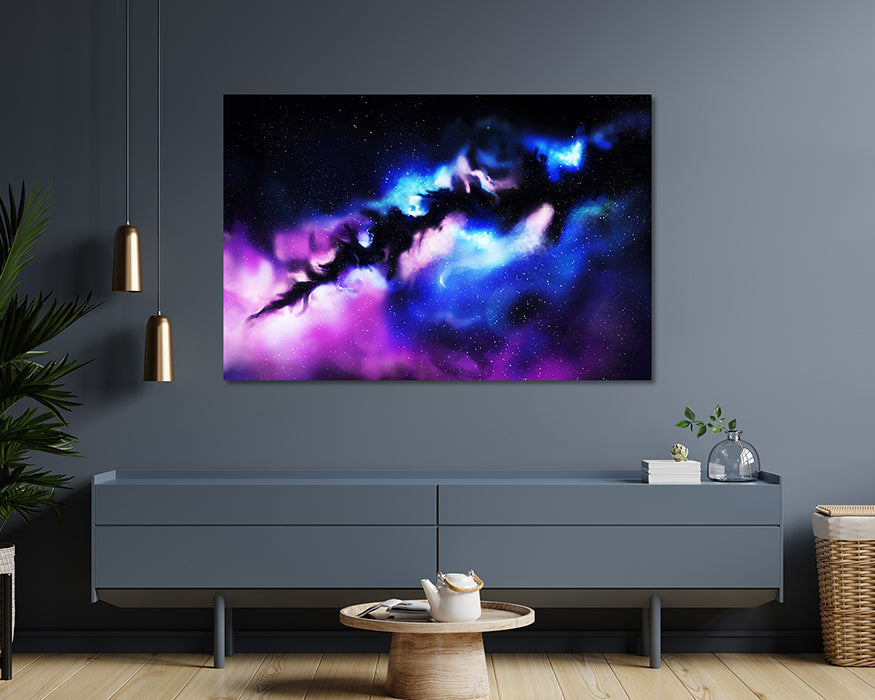 Cosmos Galaxy Canvas Wall Art