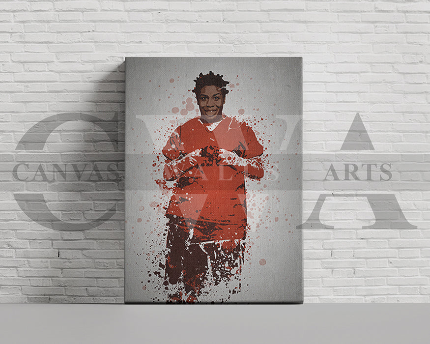 Crazy Eyes Canvas Wall Art