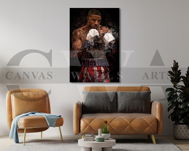 Creed Canvas Wall Art Abstract Movie Poster